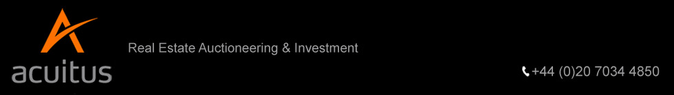 Acuitus - Real Estate Auctioneering & Investment - T +44 (0)20 7034 4850