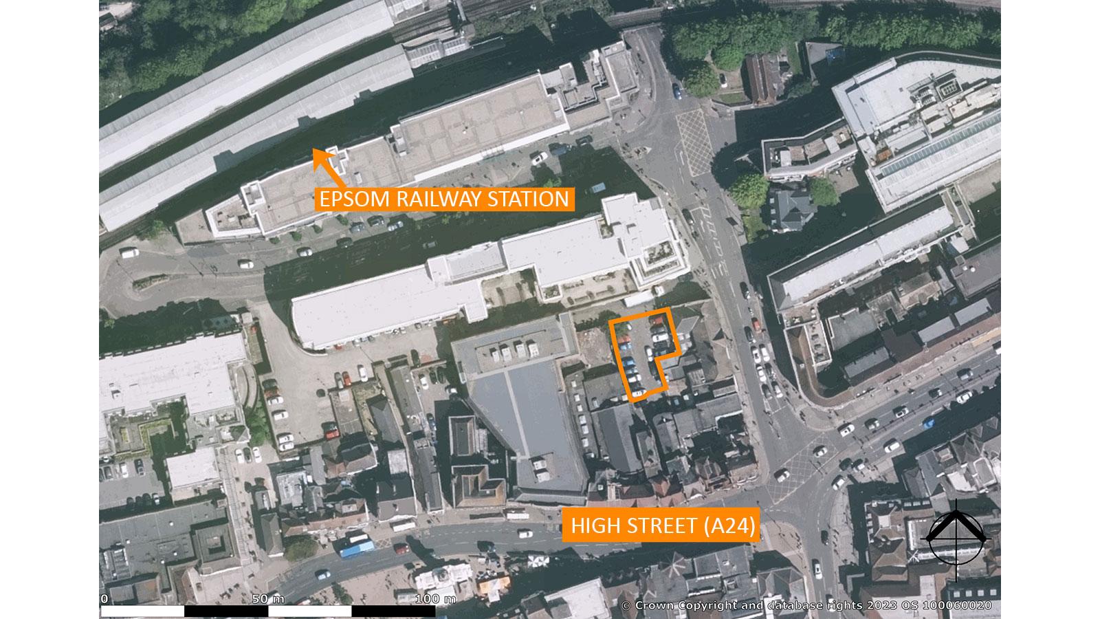 Land Lying to the West of Waterloo Road<br>Epsom<br>Surrey<br>KT19 8AY