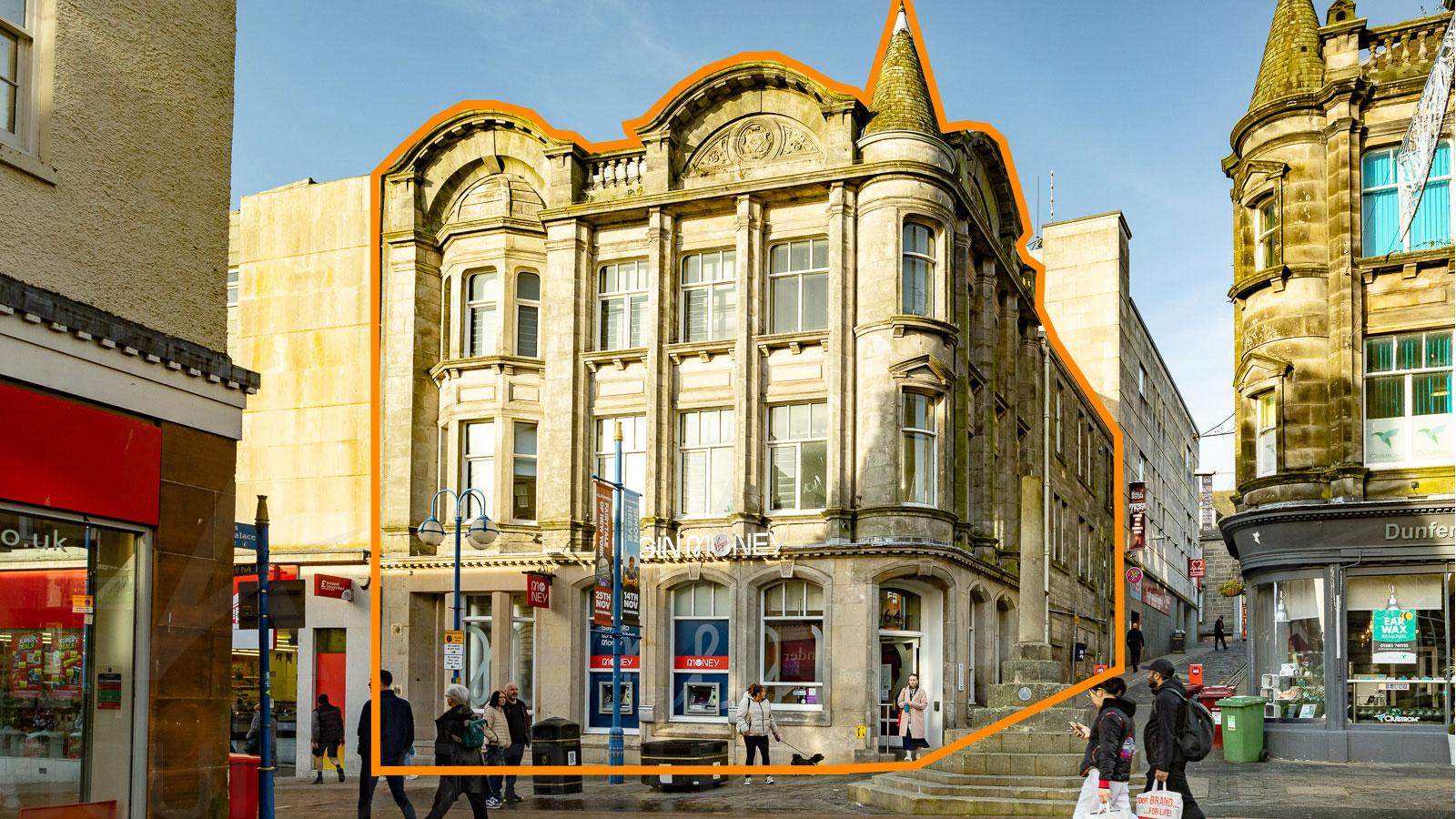 Clydesdale Bank PLC<br>64 High Street<br>Dunfermline<br>Fife<br>KY12 7DF