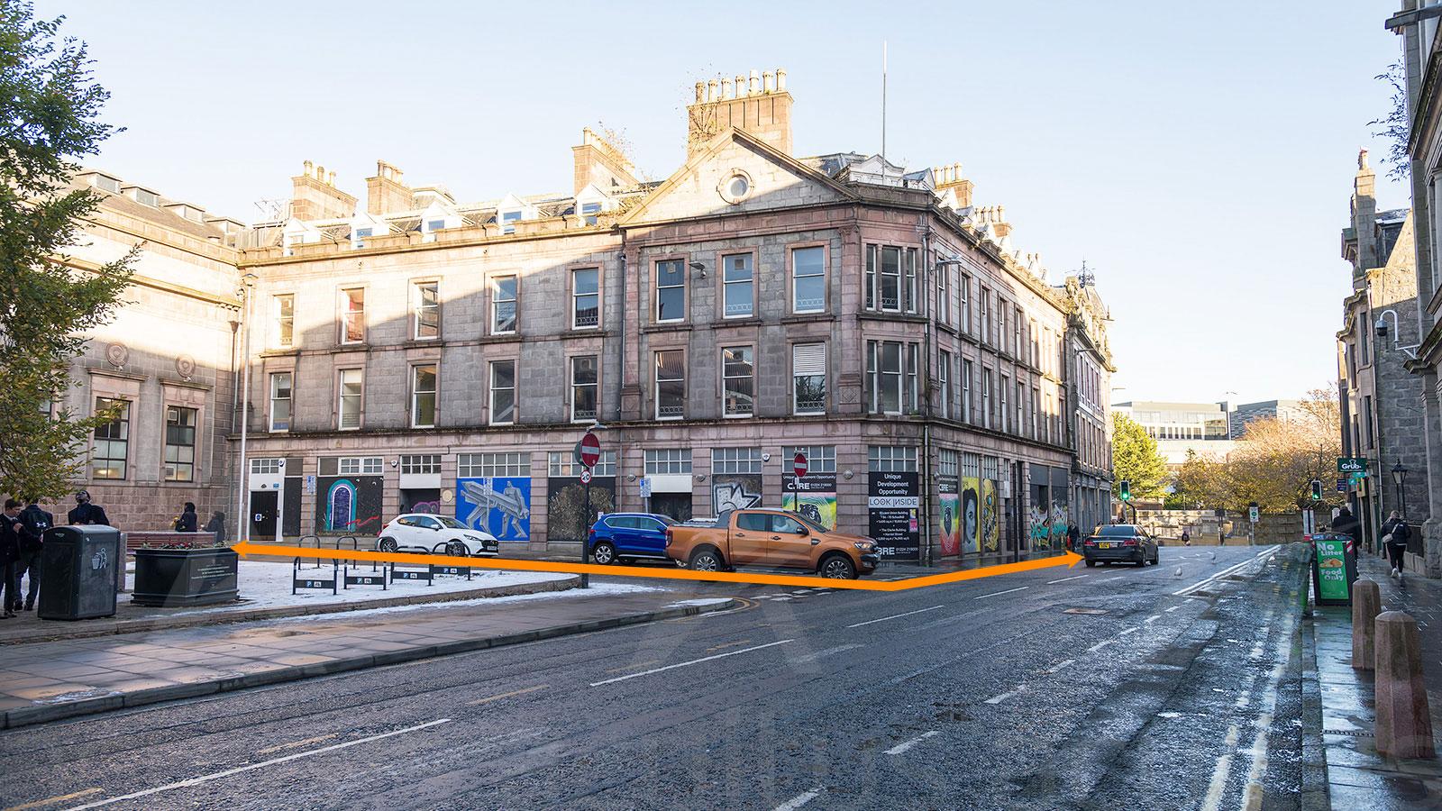Student Union Building 54 – 70 Schoolhill and The Clarke Building<br>Harriet Street<br>Aberdeen<br>AB10 1JQ