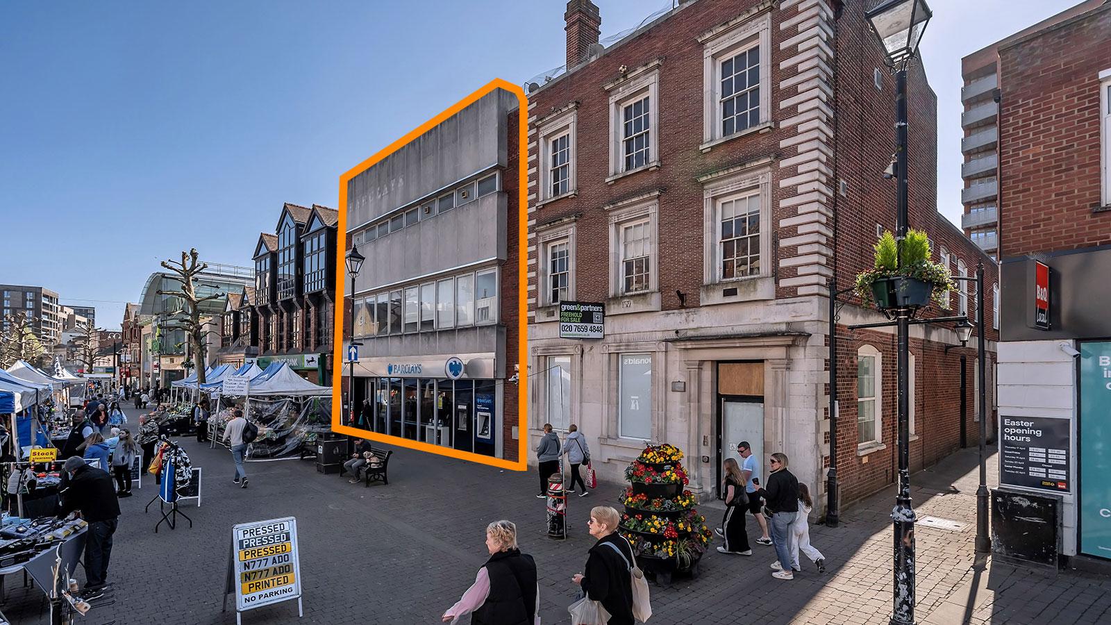 Barclays Bank, 69-71 High Street<br>Staines-upon-Thames<br>Surrey<br>TW18 4QY