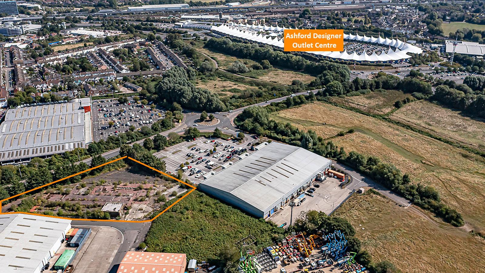 Land Adjoining Gallagher Retail Park<br>Barrey Road<br>Ashford<br>Kent<br>TN23 7DH