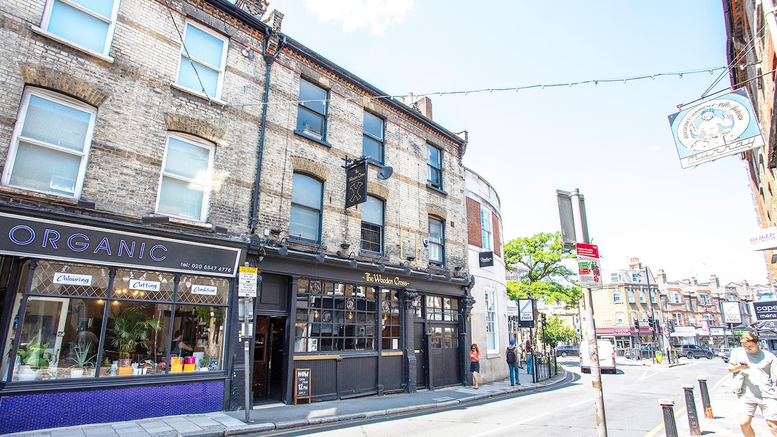 The Wooden Cross, 153 Crouch Hill<br>Crouch End<br>London<br>N8 9QH
