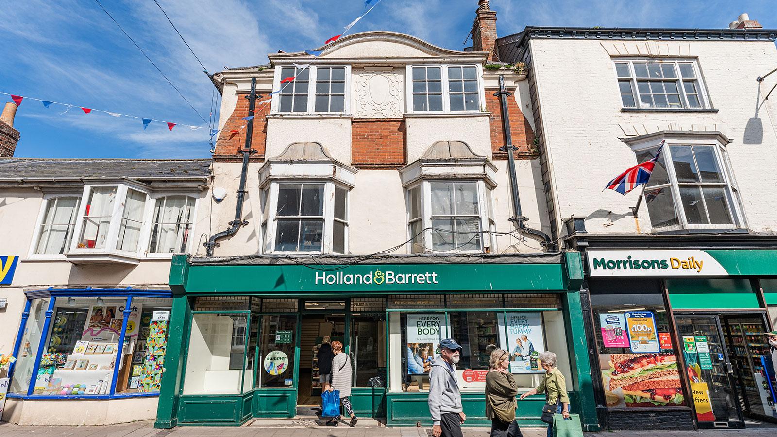 Holland and Barrett, 23-24 Fore Street<br>Sidmouth<br>Devon<br>EX10 8AF