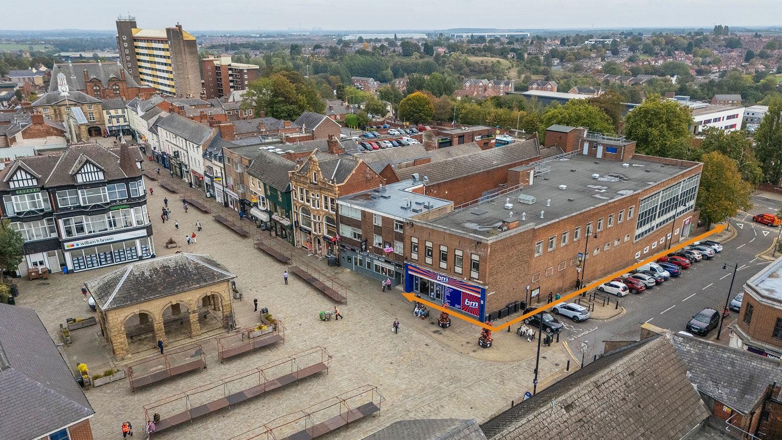 B&M<br>43-45 Market Place<br>Pontefract<br>West Yorkshire<br>WF8 1AG
