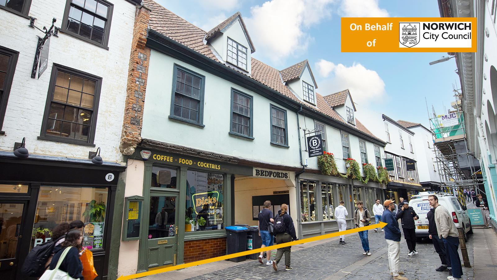 19 Bedford Street and 19a -21 Bedford Street and 1 Old Post Office Yard<br>Norwich<br>Norfolk<br>NR2 1SL