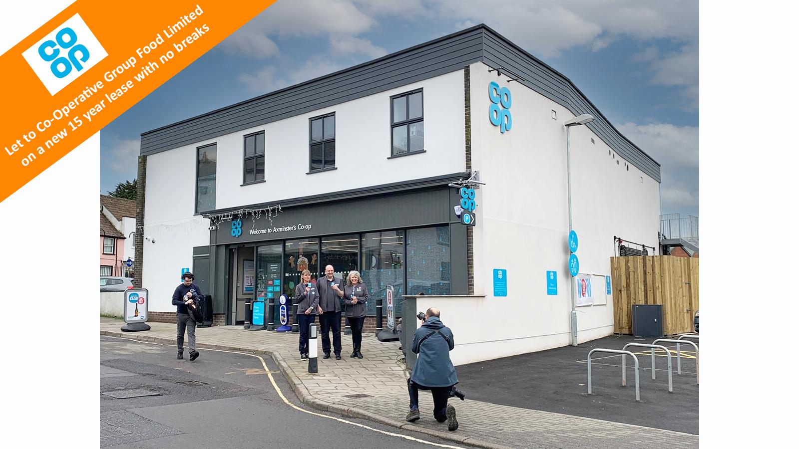 Co-Op Convenience Store & Car Park<br>Lyme Street<br>Axminster<br>Devon<br>EX13 5AT