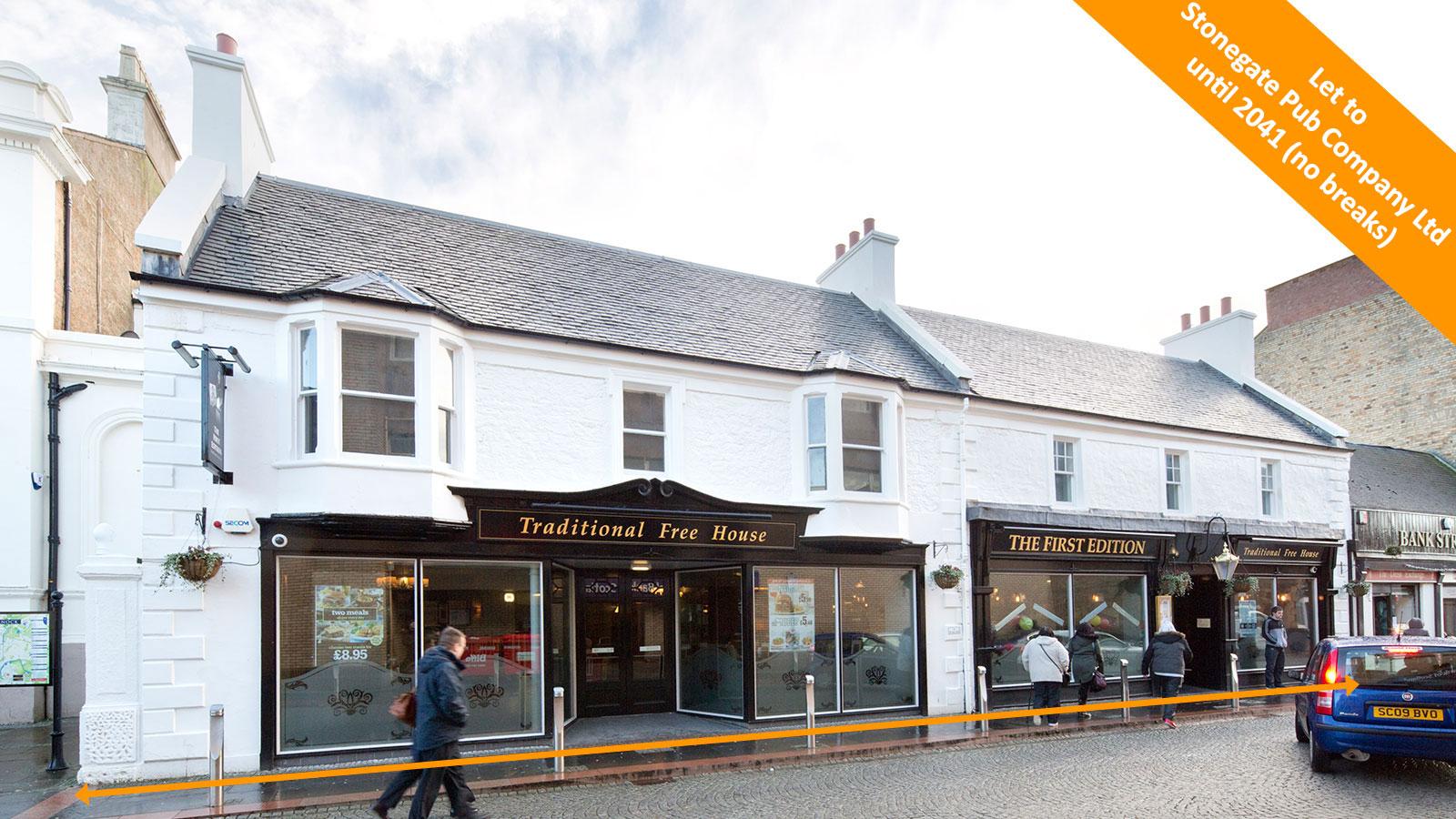 The First Edition PH<br>50 to 54 Bank Street<br>Kilmarnock<br>Ayrshire<br>KA1 1ER