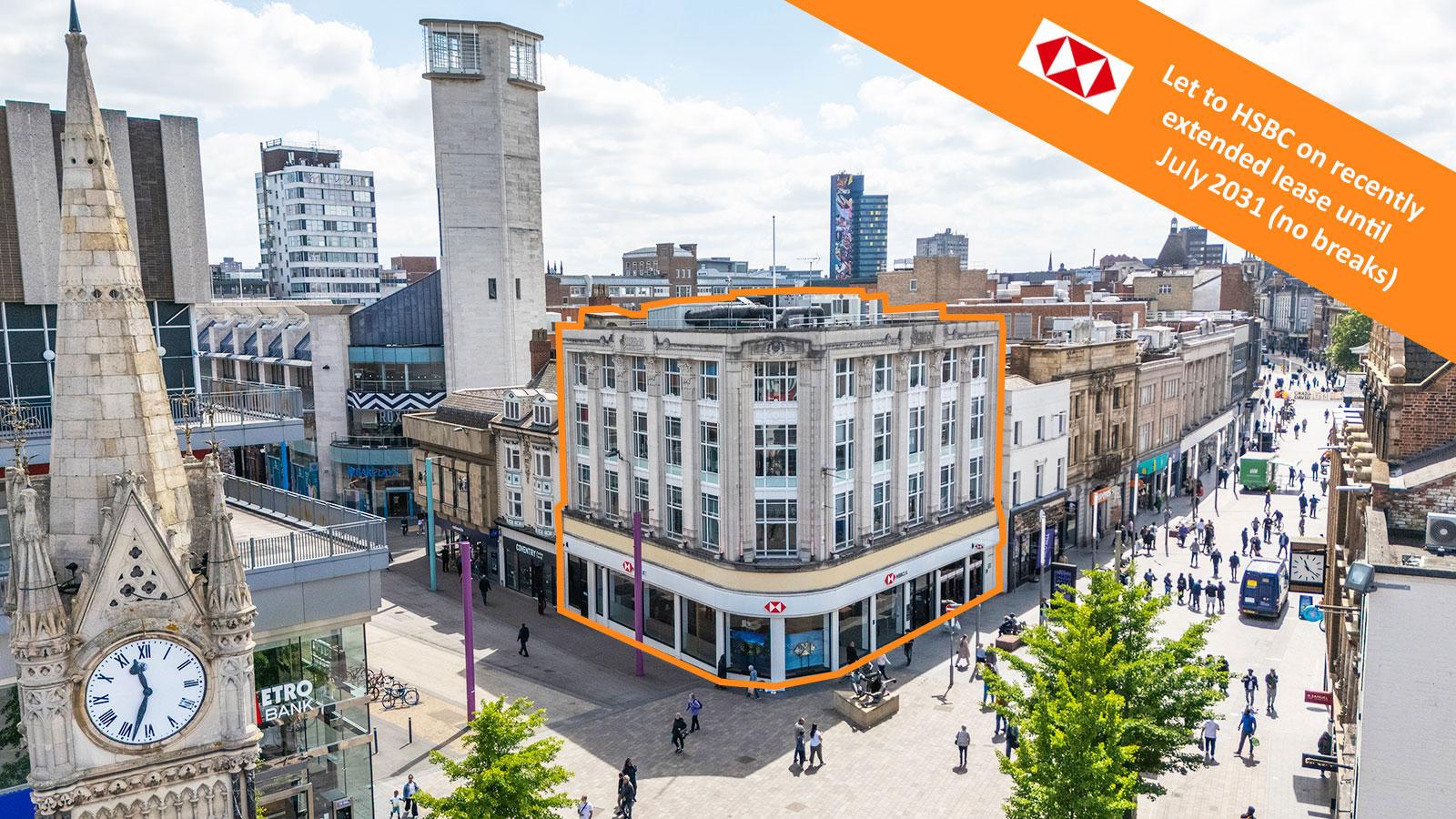 HSBC<br>2-6 Gallowtree Gate and 1 and 3 Humberstone Gate<br>Leicester<br>Leicestershire<br>LE1 1DA