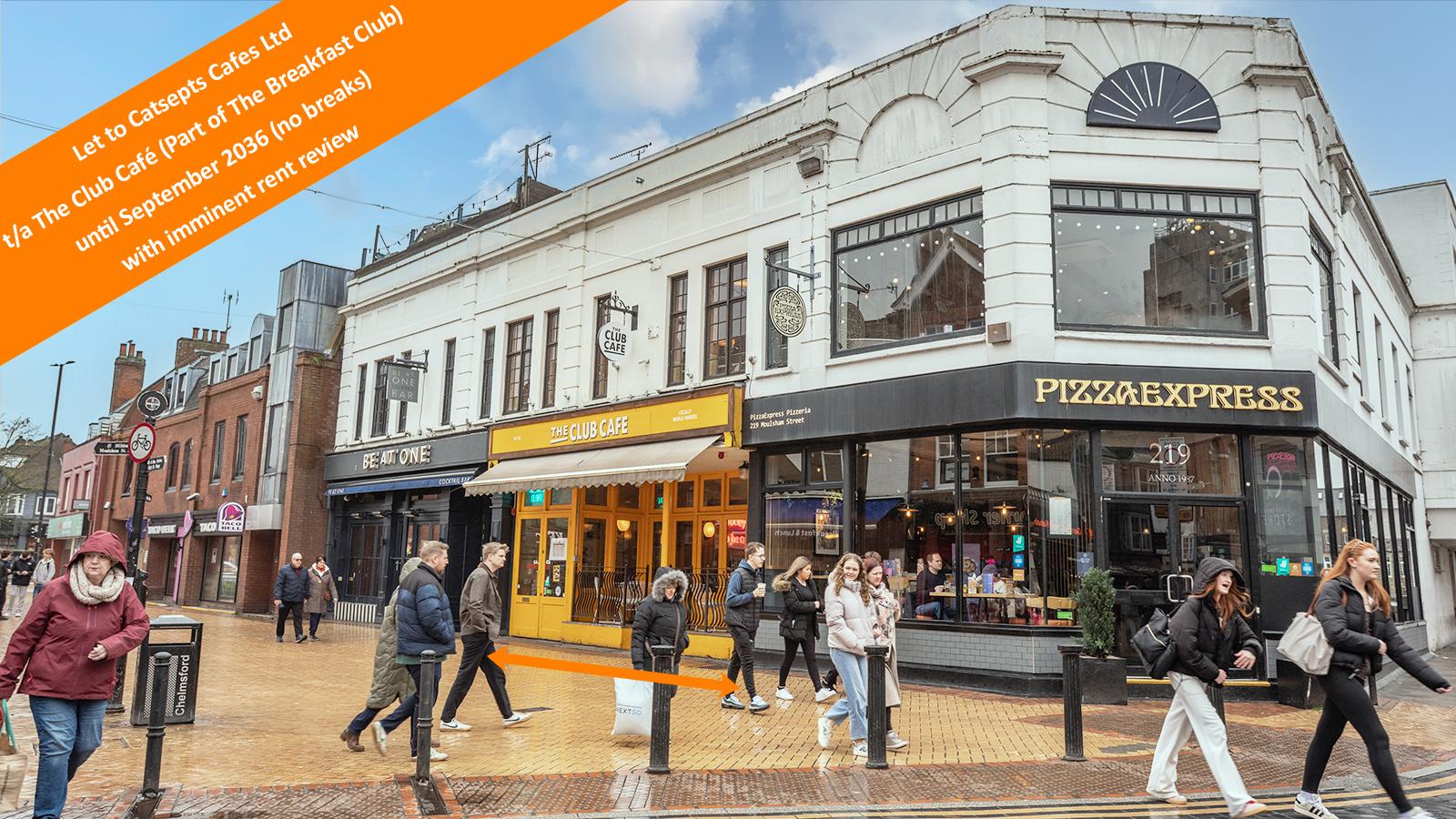 The Club Cafe/Breakfast Club<br>219 Moulsham Street<br>Chelmsford<br>Essex<br>CM2 0LR