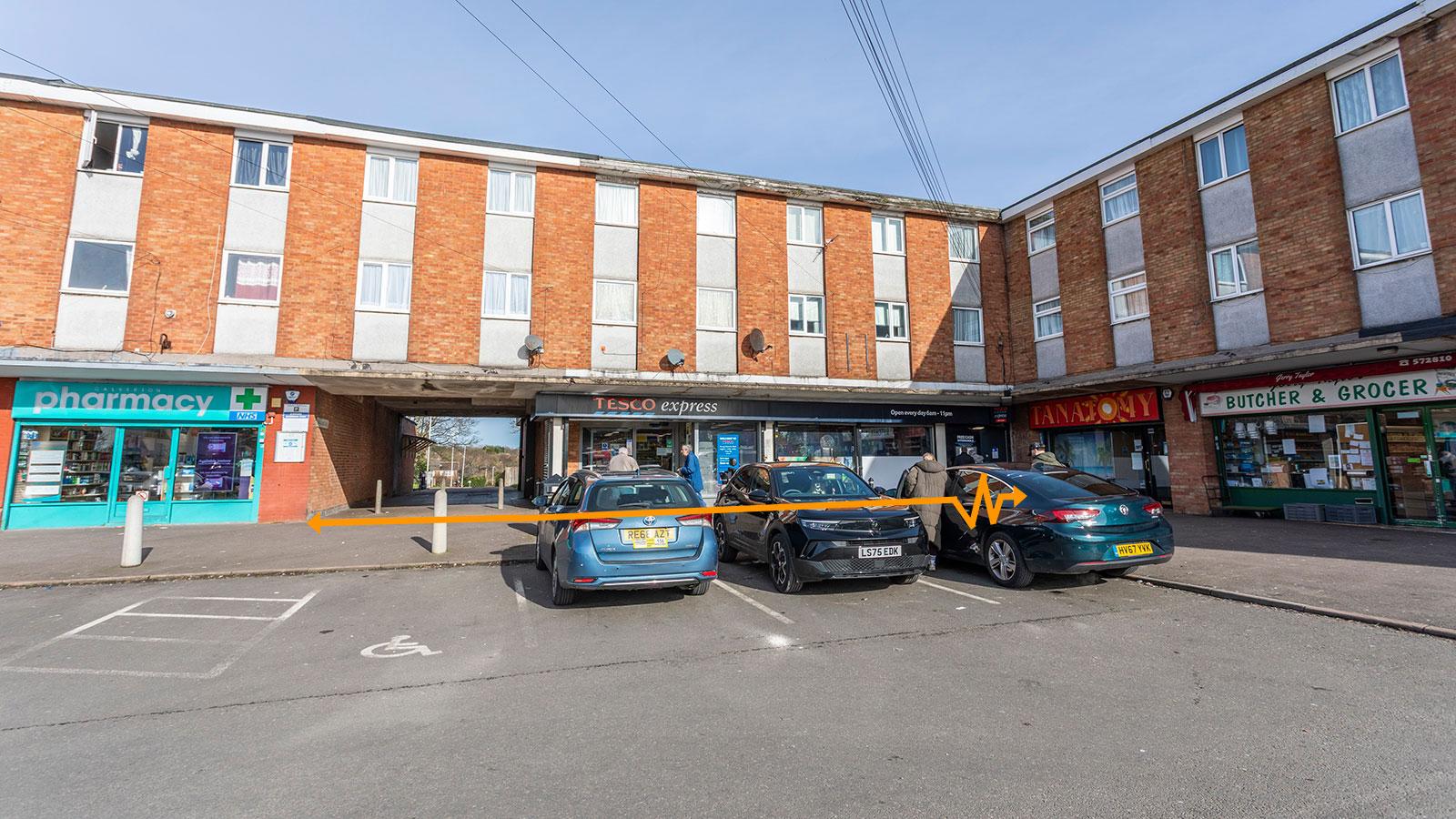 Tesco and Flats, 58 to 60 Calverton Road<br>Limbury Mead<br>Luton<br>Bedfordshire<br>LU3 2SZ