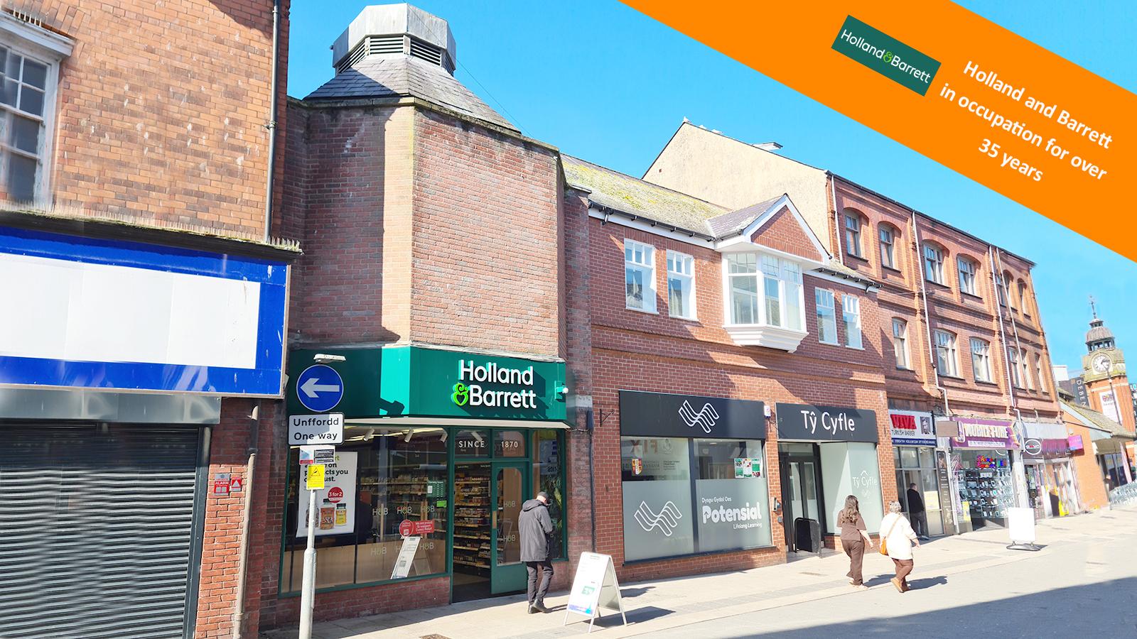 Holland and Barrett<br>253 High Street<br>Bangor<br>Clwyd<br>LL57 1PB