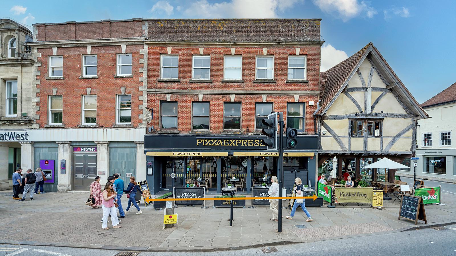 Pizza Express, 50 Blue Boar Row<br>Salisbury<br>Wiltshire<br>SP1 1DA