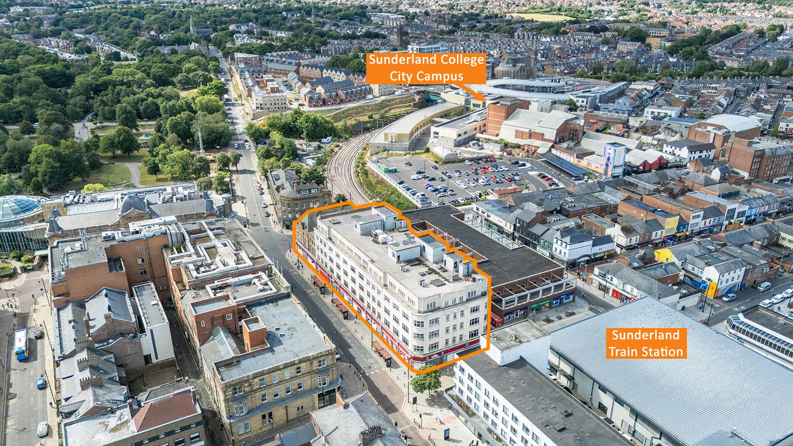 Former Wilko<br>33-42 Fawcett Street<br>Sunderland<br>Tyne and Wear<br>SR1 1RU