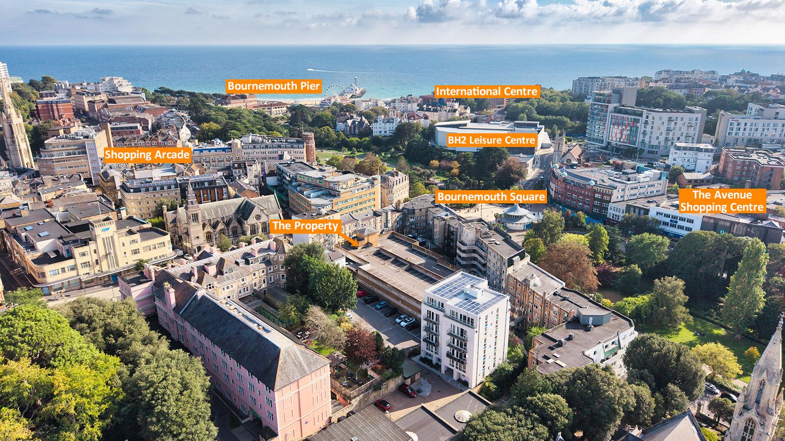 The Square Car Park<br>22 Richmond Hill<br>Bournemouth<br>Dorset<br>BH2 6EJ