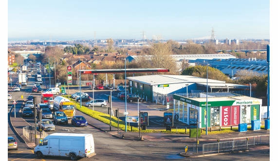 Texaco Filling Station and Morrisons Daily Convenience Store<br>Dudley Port<br>Tipton, Birmingham<br>West Midlands<br>DY4 7RB