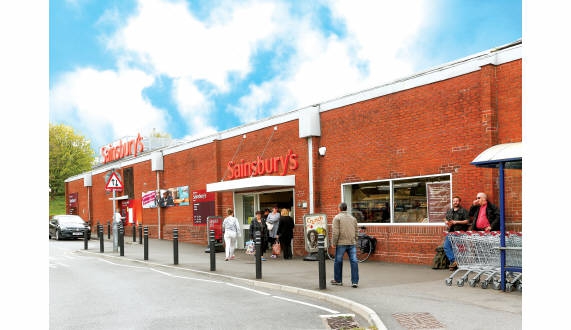 Sainsbury's Supermarket<br>30 Holyrood Street<br>Chard<br>Somerset<br>TA20 2AJ