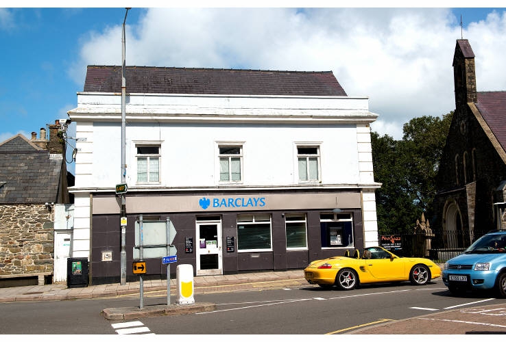 Barclays Bank<br>Market Square<br>Fishguard<br>Pembrokeshire<br>SA65 9HB