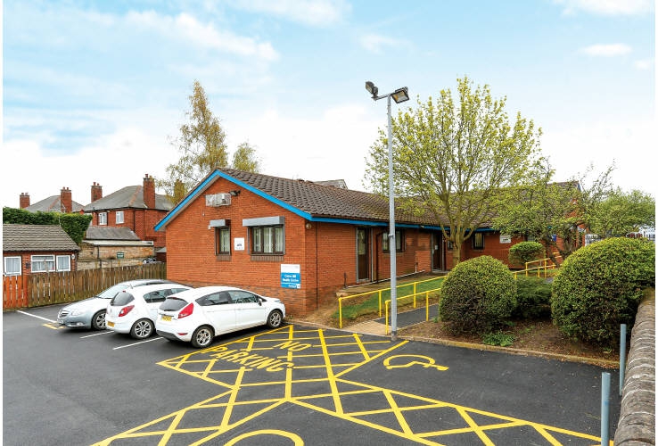 Oates Hill Health Centre<br>2 Forest Street<br>Sutton in Ashfield<br>Nottinghamshire<br>NG17 1BE