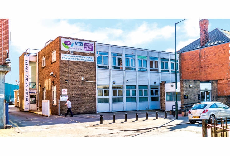 Quayside Medical Centre<br>76b Cleethorpe Road<br>Grimsby<br>Lincolnshire<br>DN31 3EH