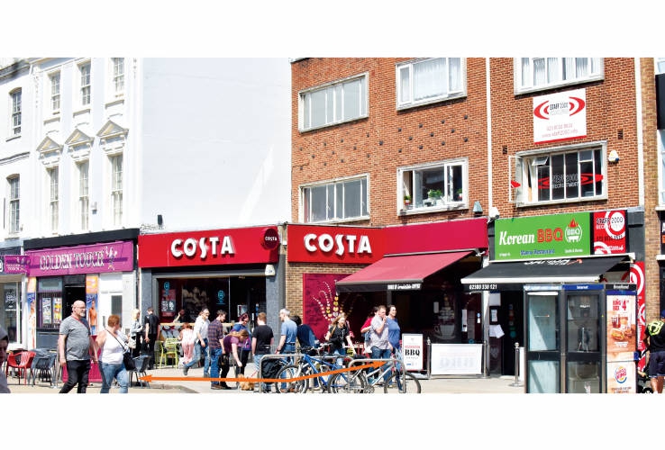 Costa Coffee<br>7 High Street<br>Southampton<br>Hampshire<br>SO14 2DH