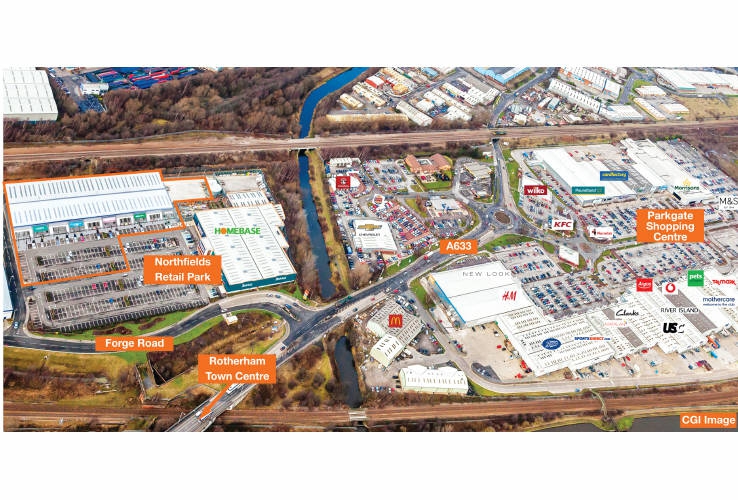 Site at Northfields Retail Park<br>Forge Road<br>Rotherham<br>South Yorkshire<br>S60 1SG