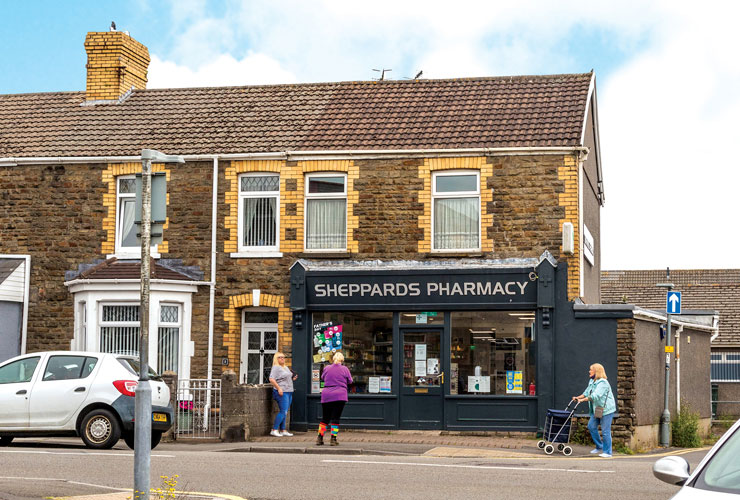 Sheppards Pharmacy<br>1 Bridge Street<br>Kenfig Hill<br>CF33 6DB