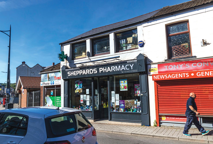 Sheppards Pharmacy<br>59 Oxford Street<br>Mountain Ash<br>CF45 3HD